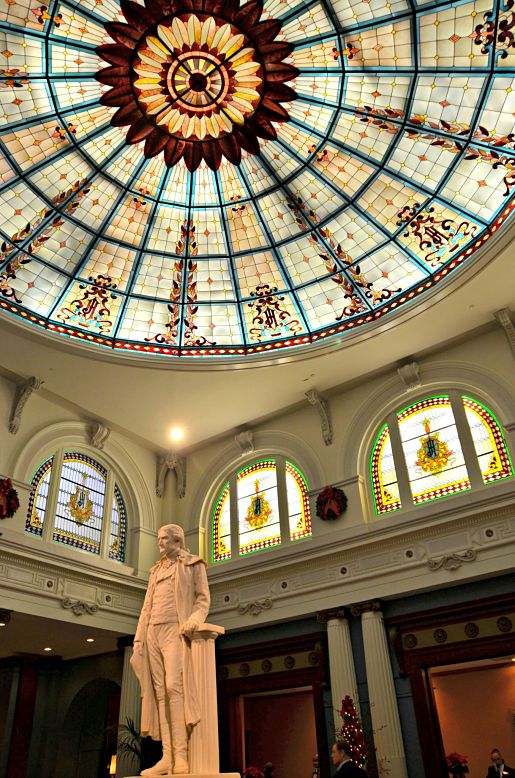 New Years_Jefferson Lobby Ceiling