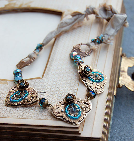 Necklace by Cindy Wimmer featured in Diane Cook's "With One Finding" challenge, 2011