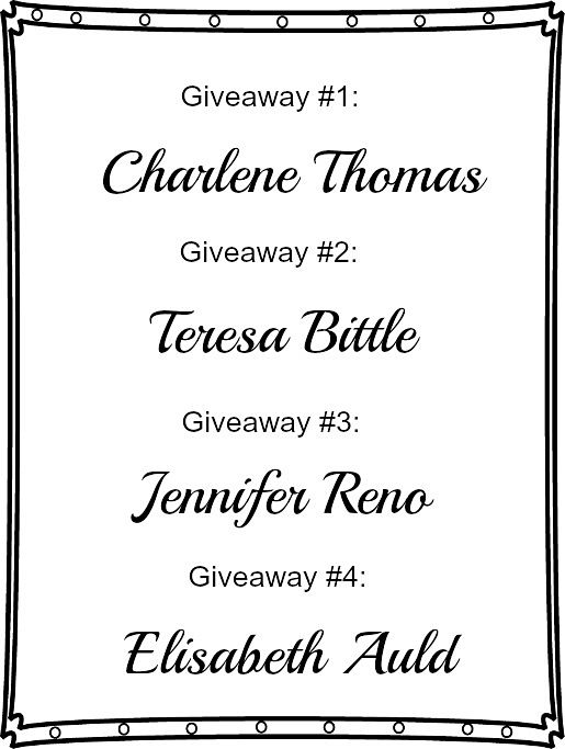 Announcing the artBLISS give away winners!