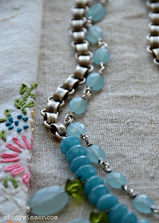 Easy Wire 2013 necklacy by Cindy Wimmer