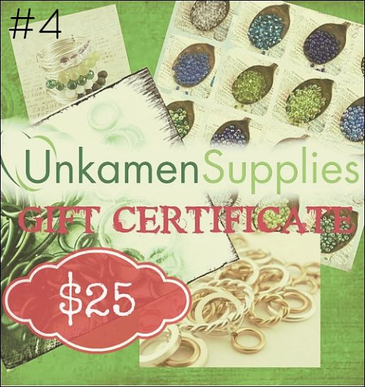 Unkamen Supplies gift certificate