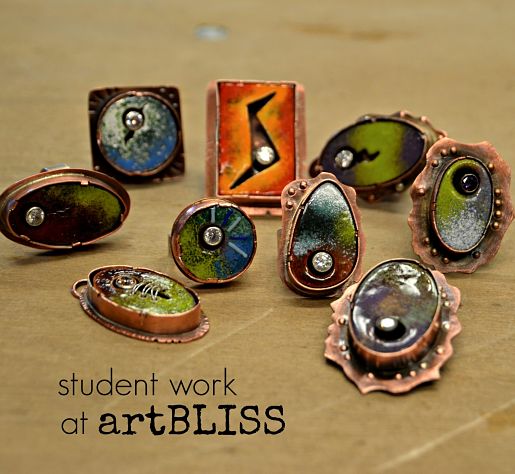 student work at artBLISS