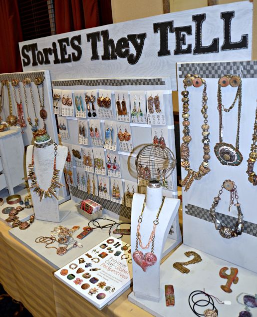 Jewelry display by Christine Damm