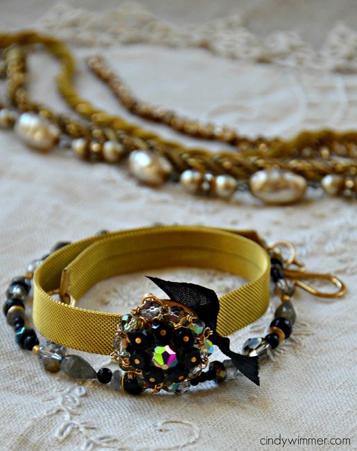 Vintage mesh bracelets by Cindy Wimmer
