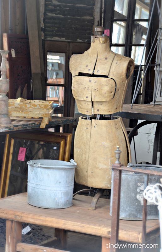 vintage tabletop dress form